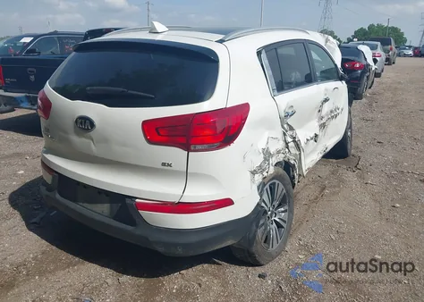 2015 Kia Sportage Ex from USA, damaged, VIN KNDPCCAC4F7783324